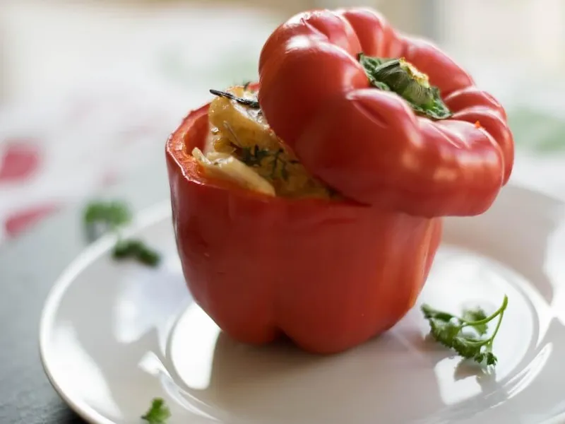 vegetarian-stuffed-peppers-quick-recipe