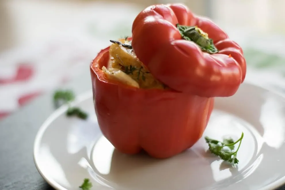 vegetarian-stuffed-peppers-quick-recipe